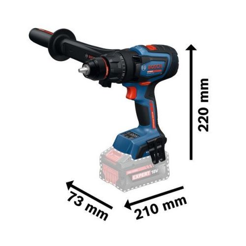 Perceuses-visseuses &agrave; percussion EXSB18V-150 + 2 batteries 8 Ah + 1 batterie 5,5 Ah + chargeur GAL + L-BOXX BOSCH EXPERT 06019R3202 photo du produit Secondaire 2 L