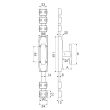 Crémone classique RY 51 peint époxy noir Bouton standard - JARDINIER MASSARD - J041110 pas cher Secondaire 1 S