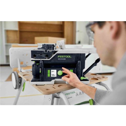 Scie circulaire sur table 2x18V CSC SYS 50 EBI-Basic (sans batterie ni chargeur) - FESTOOL - 576820 pas cher Secondaire 5 L