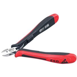 Pince coupante Ks Tools ESD diagonale tête ronde photo du produit Principale M