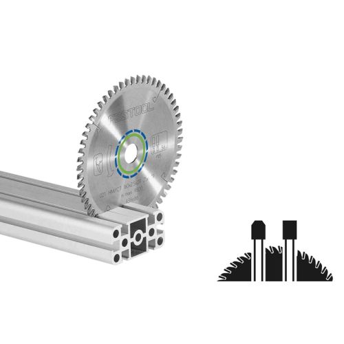 Lame de scie circulaire ALUMINIUM/PLASTICS HW 225x2,6x30 TF68 - FESTOOL - 488291 pas cher Secondaire 1 L