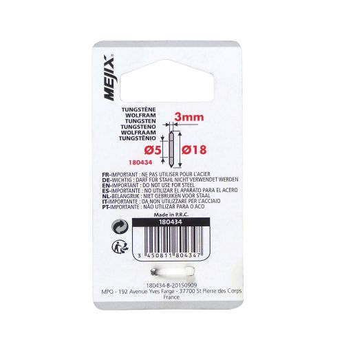 Molette pour coupe tubes 18x3x5 mm MEJIX 180434 photo du produit Secondaire 3 L