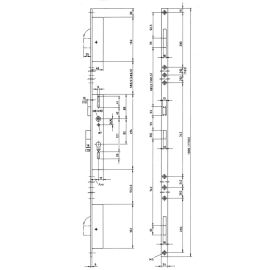 Gâche WSS centrale inox épaisseur 3 mm - 17322499426 pas cher Principale M