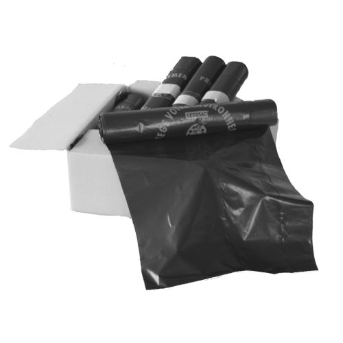 100 sacs poubelle noirs 130 l PEBD standard - TOUSSAC - SAC130150 pas cher Secondaire 1 L