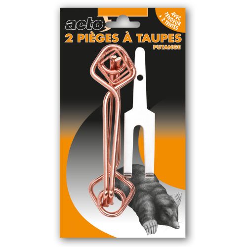 Piège à taupes putange ACTO ANTI-RONGEURS TAUPE7 photo du produit Principale L