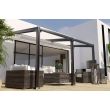 Structure pergola adossée 3x6 m COULEURS DU MONDE BARBADE photo du produit