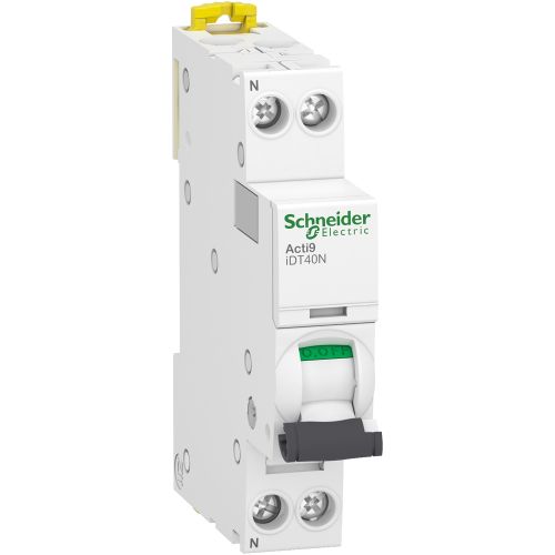 Disjoncteur modulaire ACTI9 IDT40T 1P+N D 6000 A / 10 kA 32 A SCHNEIDER ELECTRIC A9N21379 photo du produit Principale L