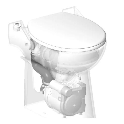 Cuvette WC à broyeur intégré SANICOMPACT 43 ECO + option lave-mains - SFA - C43LV pas cher Secondaire 1 L