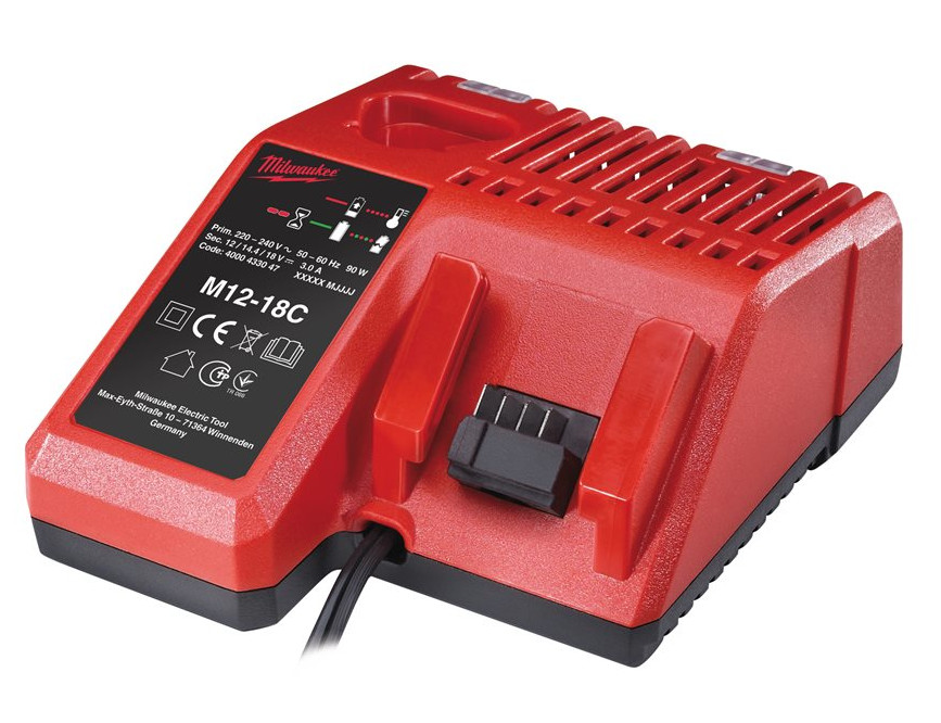Milwaukee Chargeur M12-18C Système M12 À M18 4932352959 - Image 3