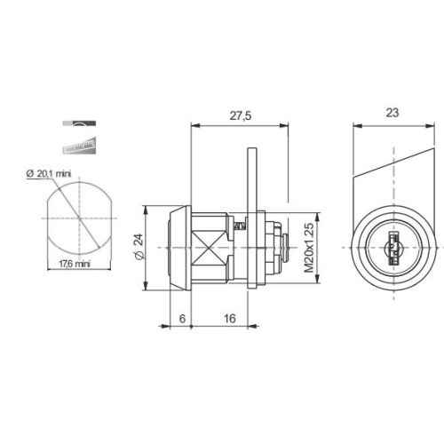 Batteuse 1150-A10 1/4T 1 sortie de clé - RONIS - 12304 pas cher Secondaire 1 L