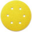 Boîte de 100 disques auto-aggripantes 6 trous GR180 jaune - SIA ABRASIVES - 333767260180 pas cher