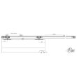 Kit accessoire avec rail 200cm PT 910A1200 - KOBLENZ - 0400 80 200 pas cher Secondaire 1 S