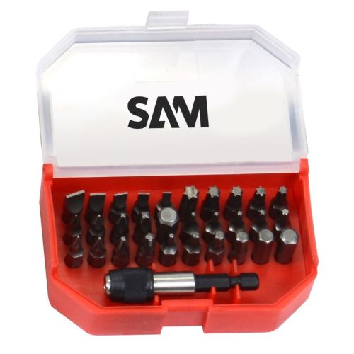 Coffret de 31 embouts de vissage avec porte-embout SAM OUTILLAGE E900-J30BZ photo du produit Principale L