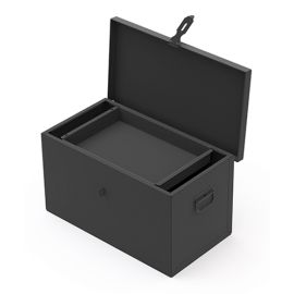 Coffre de chantier 550 x 300 x 300 mm avec plateau SORIPRO SORI CR550B photo du produit Principale M