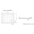 Receveur à poser POLO 90x72x8 cm rectangulaire blanc ROCA WMT1CA15Z000001 photo du produit