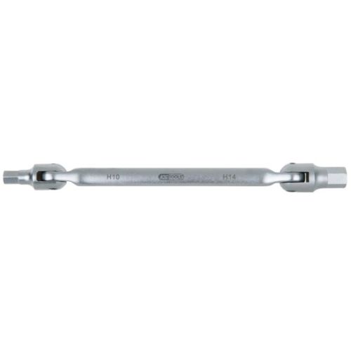 Clé de vidange 6 pans pour différentiel arrière 10x14 mm KS TOOLS 150.9225 photo du produit