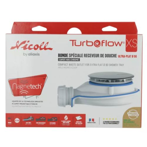 Bonde de receveur de douche TURBOFLOW® D90 mm en plastique NICOLL 205800 photo du produit Secondaire 9 L