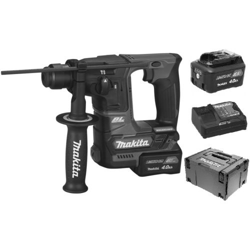 Perforateur SDS Plus 12V + 2 batteries 4Ah + chargeur + coffret MAKPAC - MAKITA - HR166DSMJ pas cher