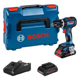 Perceuse-visseuse à percussion 18V Bosch GSB 18V-90 C + 2 batteries Procore 4 Ah + chargeur en coffret L-Boxx - 06019K6105 photo du produit Principale M