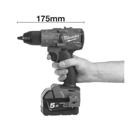 Perceuse-visseuse à percussion 18V M18 FPD2-502X + 2 batteries 5Ah + chargeur - MILWAUKEE TOOL - 4933464264 pas cher Secondaire 9 L