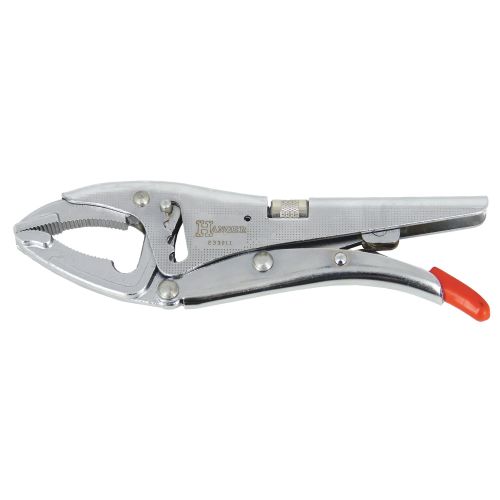 Pince étau bec long 250mm - HANGER - 233011 pas cher