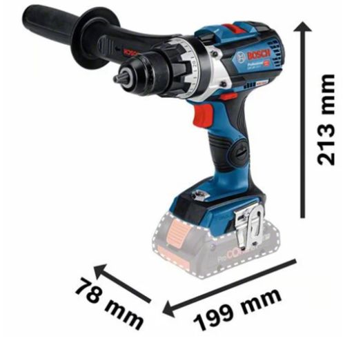 Perceuse-visseuse sans fil Brushless GSR 18V-55 + 2 batteries 4 Ah