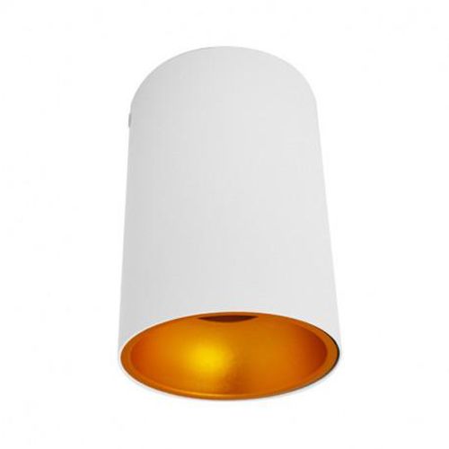 Support de spot HOYA saillie GU10 blanc / doré MIIDEX LIGHTING 6810 photo du produit