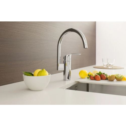 Mitigeur Cuisine Grohe Eurosmart bec haut