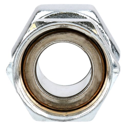 Raccord fou 2 pièces écrou prisonnier15/21 chromé - GARIS - D09502C pas cher Secondaire 4 L