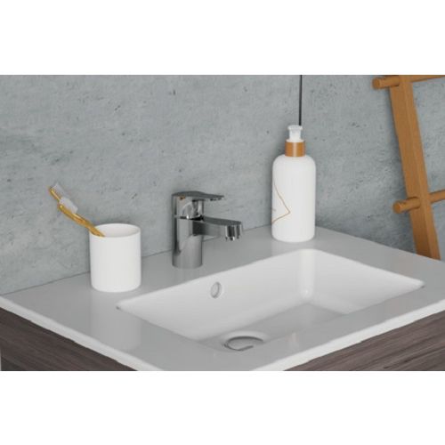 Mitigeur de lavabo OLYOS monotrou à bec fixe bonde métal C2 PORCHER D2490AA photo du produit Secondaire 6 L