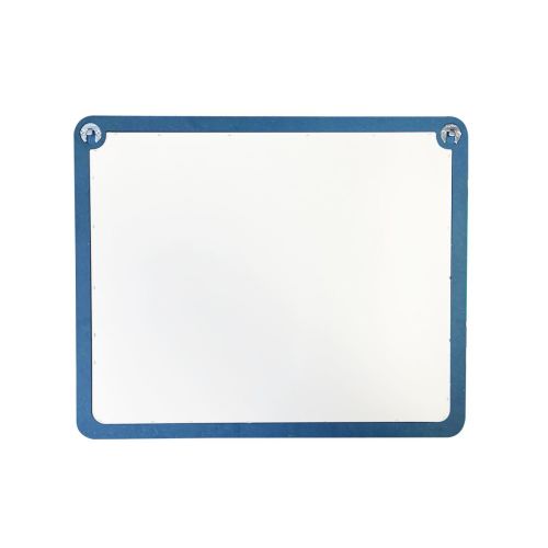 Miroir sanitaire plat 390x490mm bleu - SOCOMIX - MP 54-LUX BLEU pas cher Secondaire 3 L