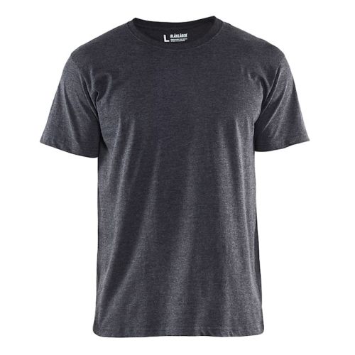 T-shirt uni noir/gris clair T4XL - BLÅKLÄDER - 3525105399914XL pas cher