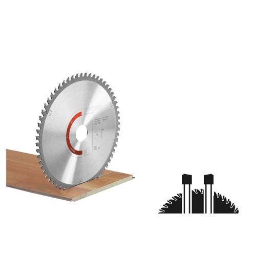 Lame de scie circulaire LAMINATE/HPL HW 260x2,5x30 WZ/FA64 - FESTOOL - 494606 pas cher Secondaire 4 L