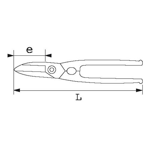 Cisaille universelle sans entablure lames effilées 12/10 - SAM OUTILLAGE - 333-26 pas cher Secondaire 1 L