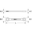 Clé polygonale CHROMEPLUS Torx E en chrome vanadium E6 x E8 KS TOOLS 518.0861 photo du produit Secondaire 1 S