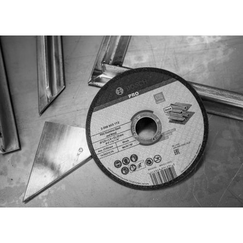 10 disques tron&ccedil;on MTX et inox 125x1,6x22,23mm - BOSCH - 2 608 619 050 pas cher Secondaire 6 L