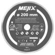 Disque diamant 200mm avec bague de réduction 25,4/22,2mm - MEJIX - 180015 pas cher