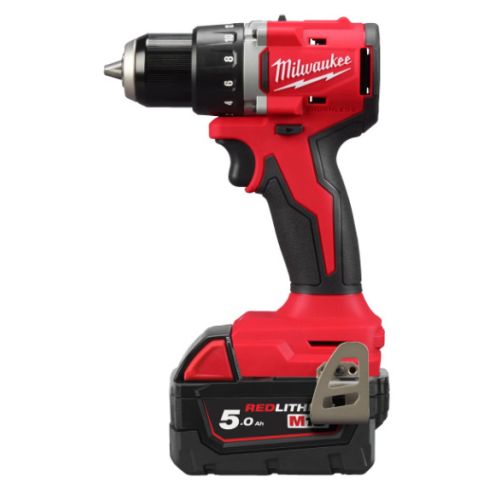 Perceuse visseuse M18 18 V M18 BLDDRC-502C brushless + 2 batteries 5 Ah en coffret MILWAUKEE 4933492835 photo du produit Secondaire 2 L