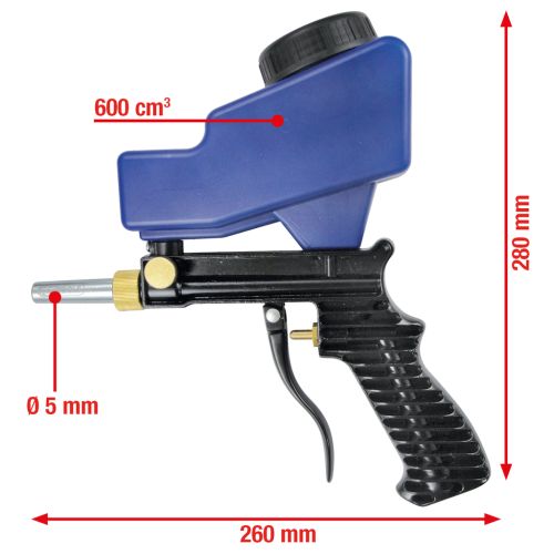 Pistolet de sablage pneumatique 260 mm KS TOOLS 515.1909 photo du produit Secondaire 1 L