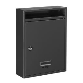 Boite aux lettres NORMA verticale marron - DECAYEUX &ndash; 211146 pas cher Principale M