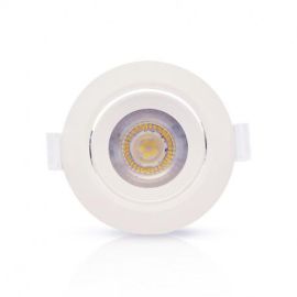 Spot LED CARAT Miidex Lighting orientable 5 W blanc photo du produit Principale M