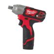 Boulonneuse 12 V M12 BIW12-202C compacte ½'' + 2 batteries 2,0 Ah + chargeur + coffret MILWAUKEE 4933447133 photo du produit