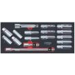 Module de douilles longues et accessoires 1/2 '' 17 pièces KS TOOLS 713.1026 photo du produit