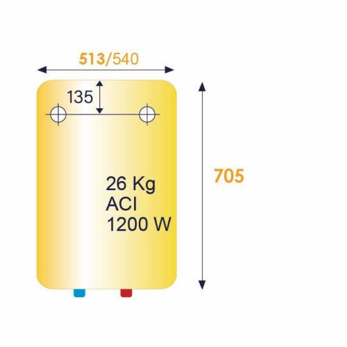 Chauffe-eau électrique mural ZENEO ACI Hybride 75L - ATLANTIC – 153108 pas cher Secondaire 1 L