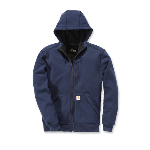 Sweat zippé coupe-vent à capuche TL bleu marine - CARHARTT - S1101759412L pas cher