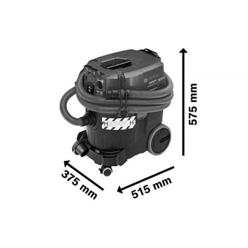 Aspirateur eau et poussi&egrave;re classe H 1200W GAS 35 H AFC sous carton - BOSCH - 06019C36W0 pas cher Secondaire 4 L