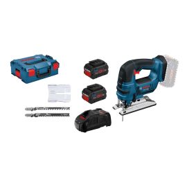 Scie sauteuse 18V GST 18 V-LI B + 2 batteries Procore 5,5 Ah + chargeur en coffret L-boxx BOSCH 06015A610C photo du produit Principale M