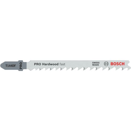 5 lames de scie sauteuse T 144 DF Speed for Hard Wood BOSCH 2608634567 photo du produit