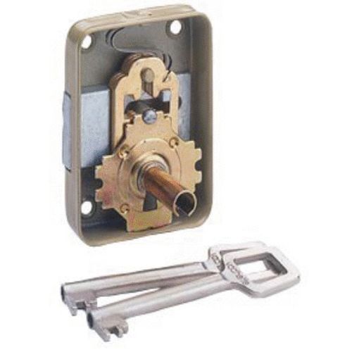 Serrure sureté à 3 gorges 224 sur plaque 60/35 gauche - VACHETTE - 11555000 pas cher