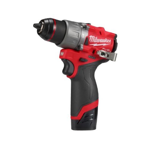 Perceuse à percussion 12 V M12 FPD2-202X 13 mm + 2 batteries 2 Ah + chargeur + coffret HD BOX - MILWAUKEE - 4933479868 photo du produit